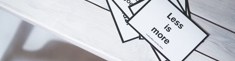 minimalismo digitale: meno è meglio