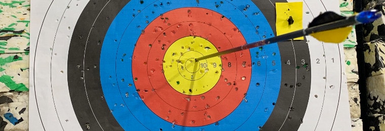 centrare un obiettivo: tiro finale