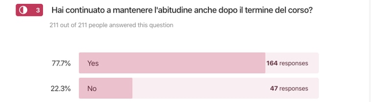 risposte corsisti CHANGE