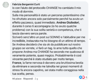 Testimonianza Corso Protocollo Change di Fabrizia