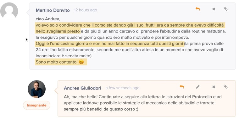 testimonianza Martino