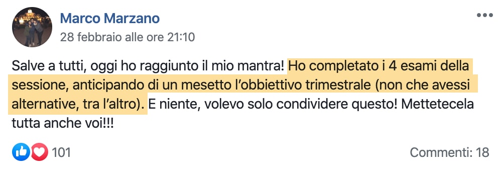 Testimonianza Marco Marzano