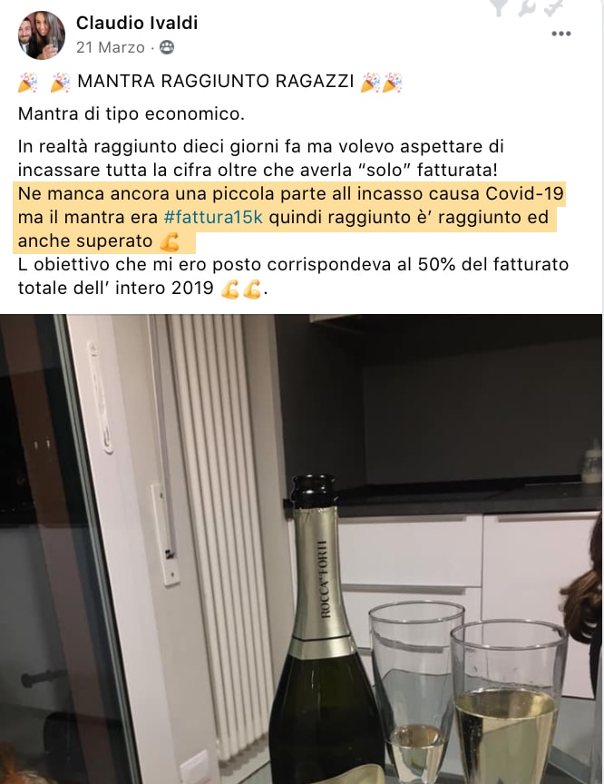 Testimonianza Claudio Ivaldi